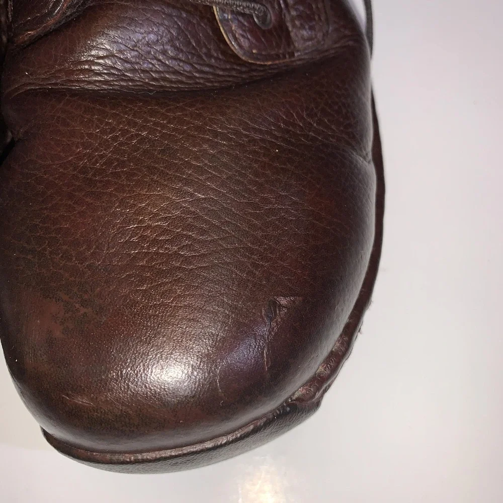 Red Wing 6704 Shoes Mens 12 Brown Leather Aluminum Toe Lace Up Work Comfort